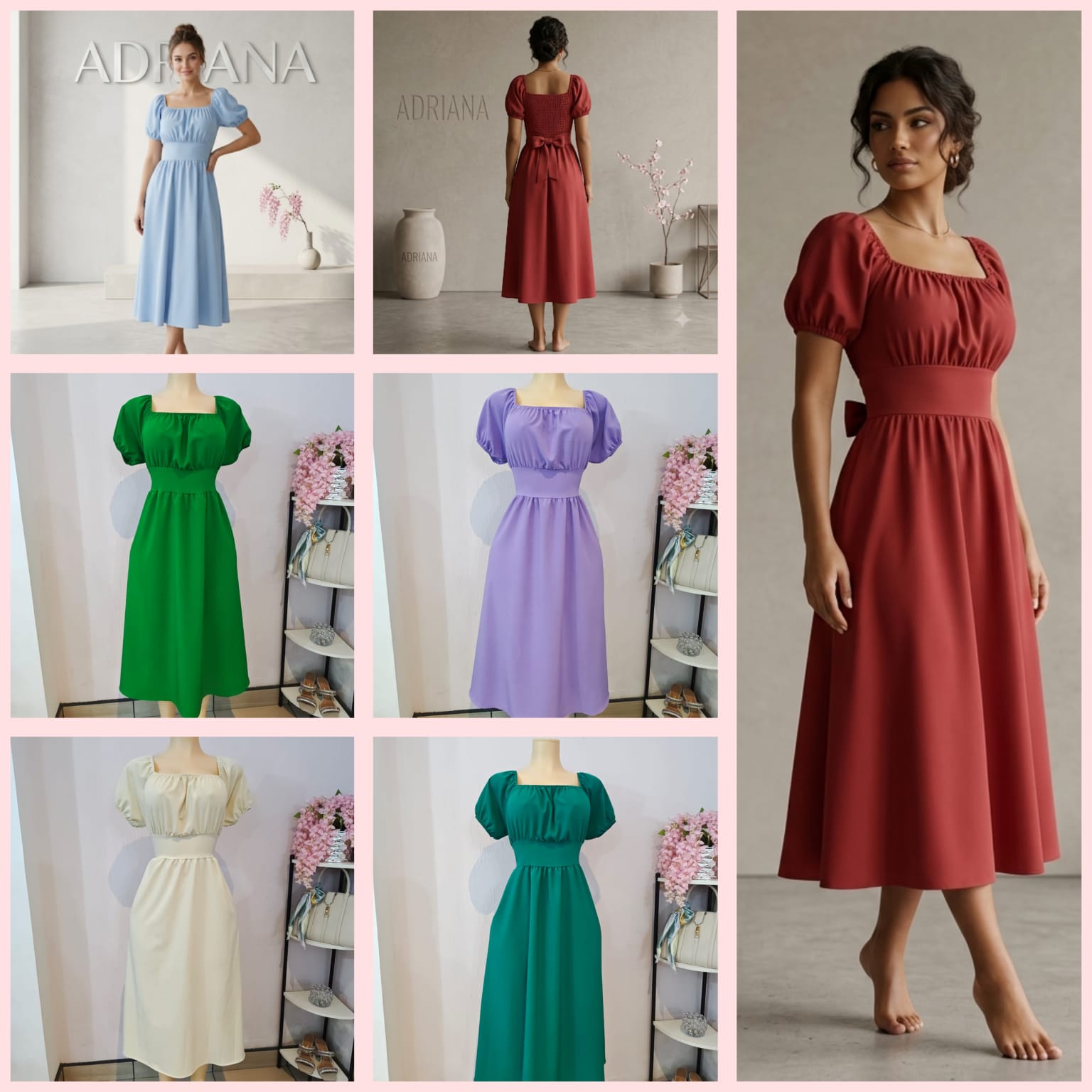Vestido Lazo Midi